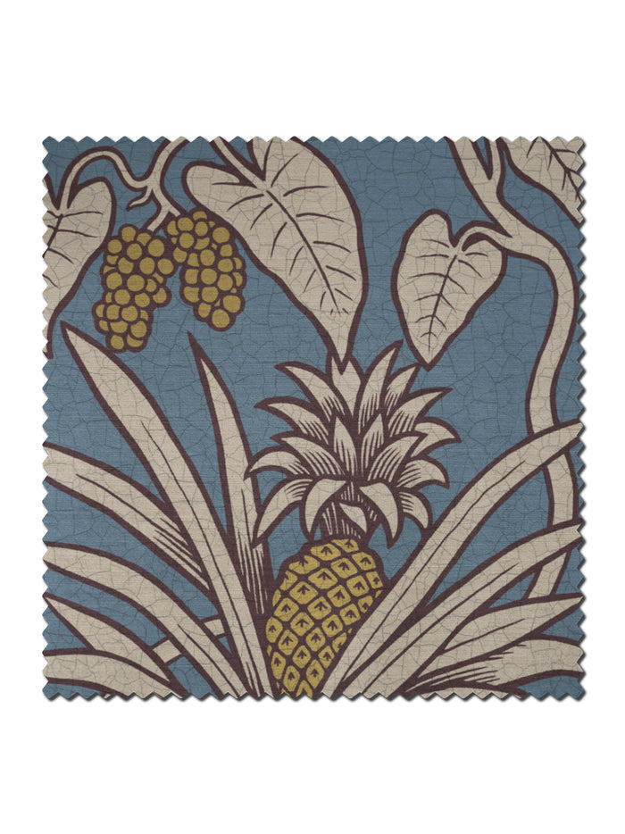 Botanize Heritage 'Whale Blue' Recycled Velvet