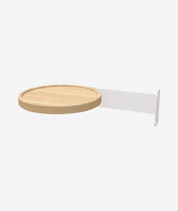 Side Tray / Ash Blonde / White