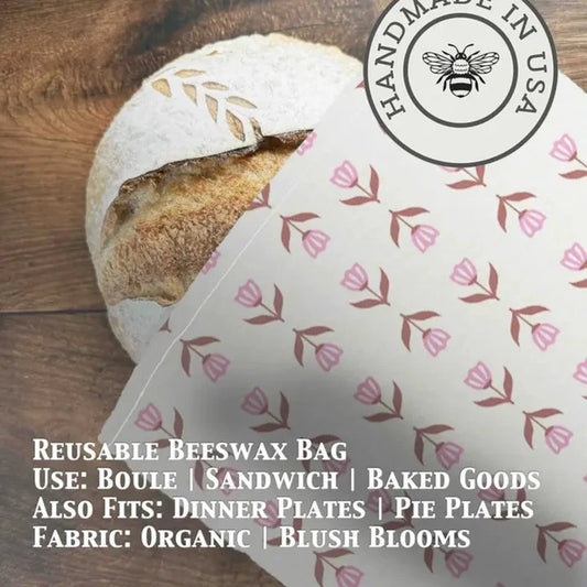 Bread Bag - Blush Blooms