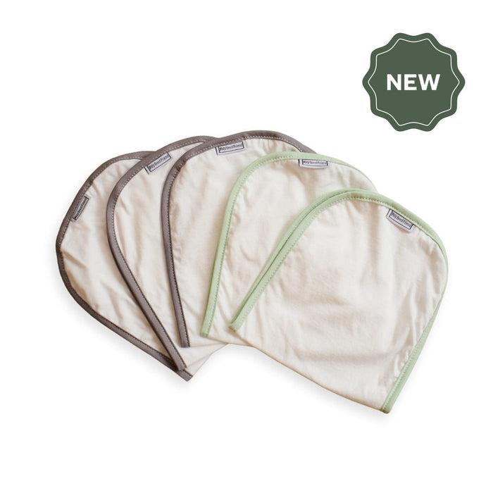 Breathable 100% Organic Cotton Burp Cloth 5 Pack