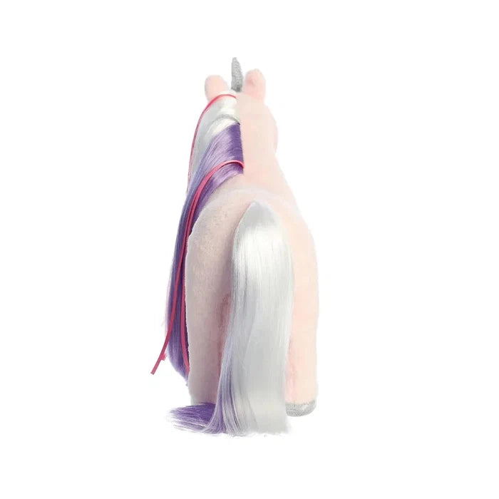 Breyer Mane Events 12 Inch Starlight the Pink Unicorn Plush Toy - Owl & Goose Gifts