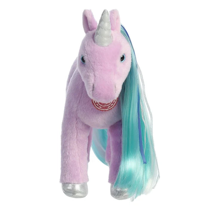 Breyer Mane Events 12 Inch Twilight the Purple Unicorn Plush Toy