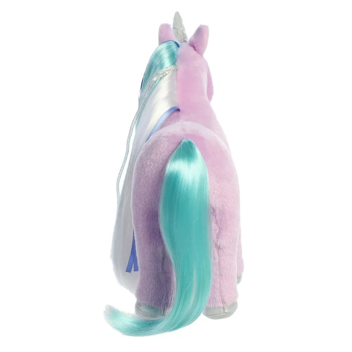 Breyer Mane Events 12 Inch Twilight the Purple Unicorn Plush Toy