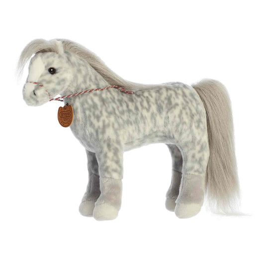 Breyer Showstoppers 13 Inch Dapple Gray Trakehner Horse Plush Toy