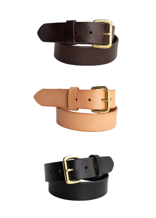 Brigg Leather x InR Handmade Belt - Iron & Resin