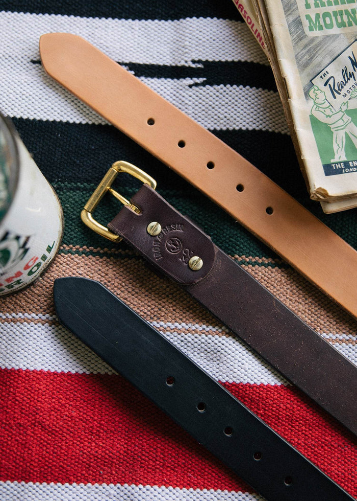 Brigg Leather x InR Handmade Belt - Iron & Resin