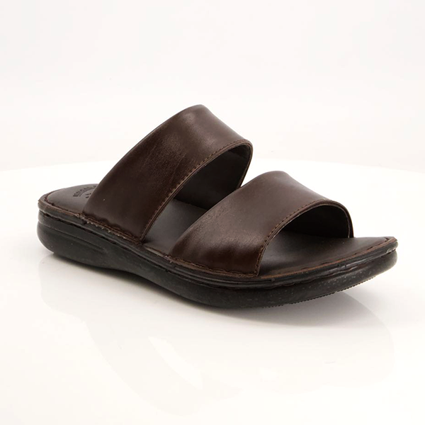Brown medicated slippers