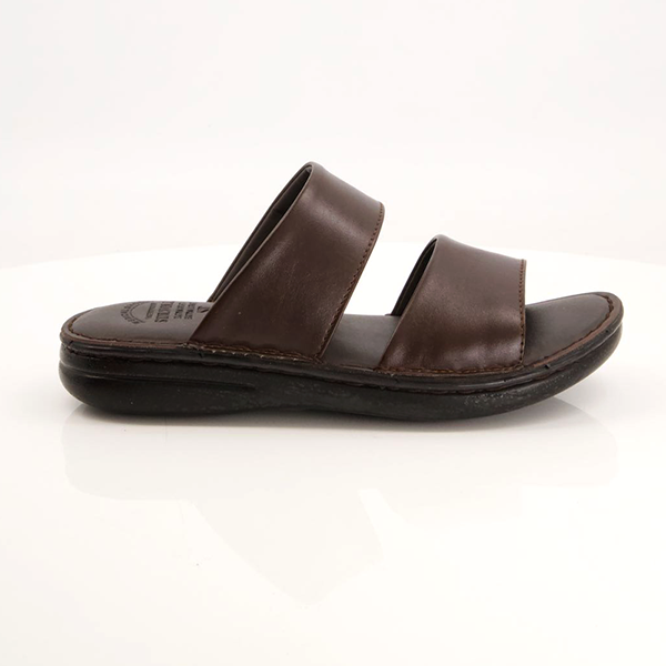 Brown medicated slippers