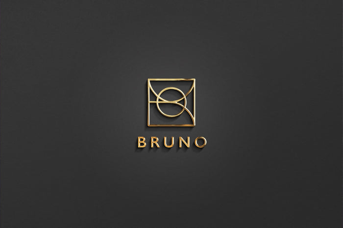 BRUNO - Name Logo Design | Instant Download | Premade Logo | Minimalist Design
