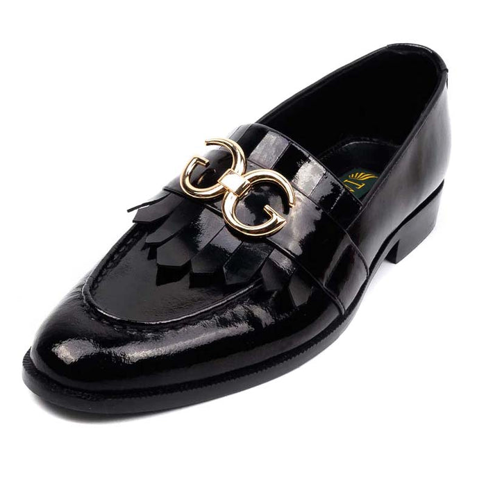 Buckle Leather Shoes