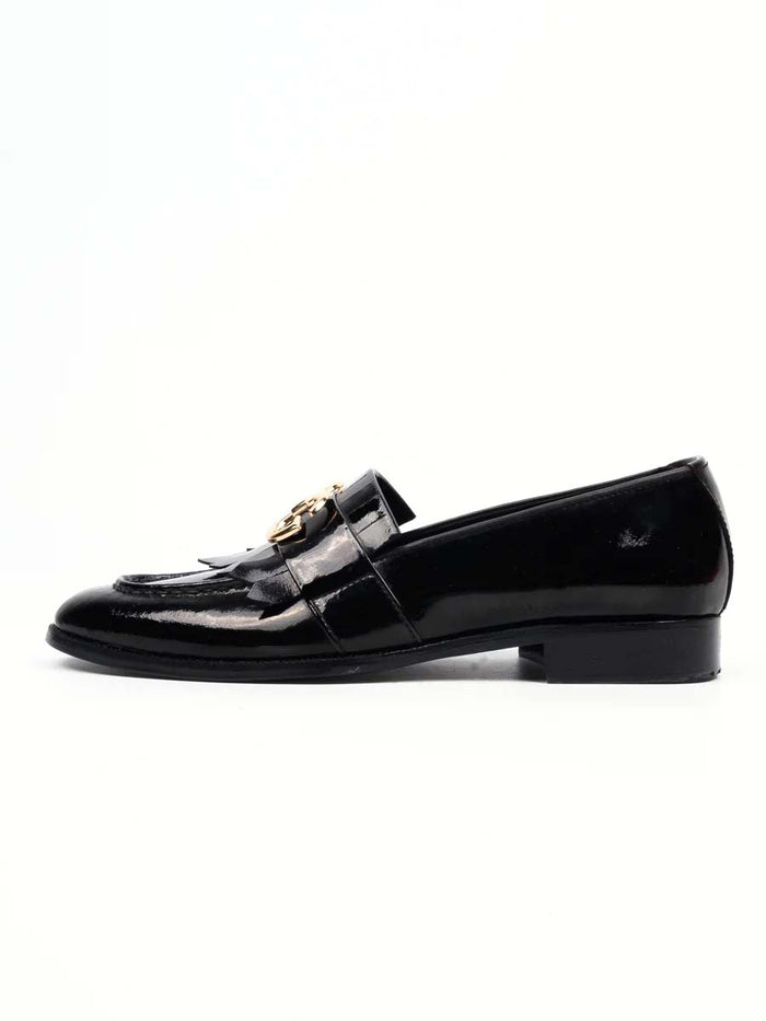 Buckle Leather Shoes