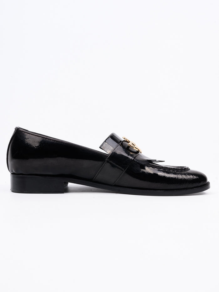 Buckle Leather Shoes