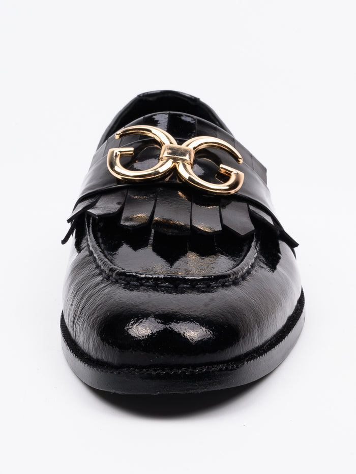 Buckle Leather Shoes