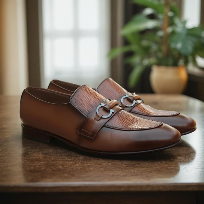 Buckle Moccasin Shoes