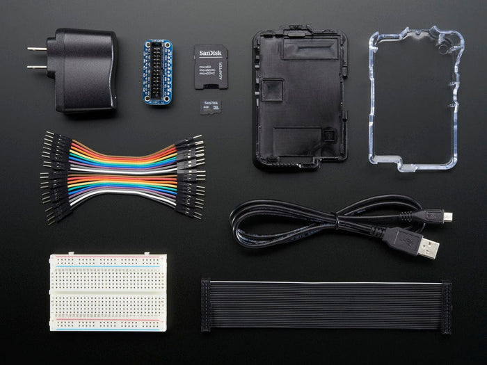 Budget Pack for Raspberry Pi 1 Model B (Doesn't include RasPi) [discontinued] by Adafruit - The Pi Hut