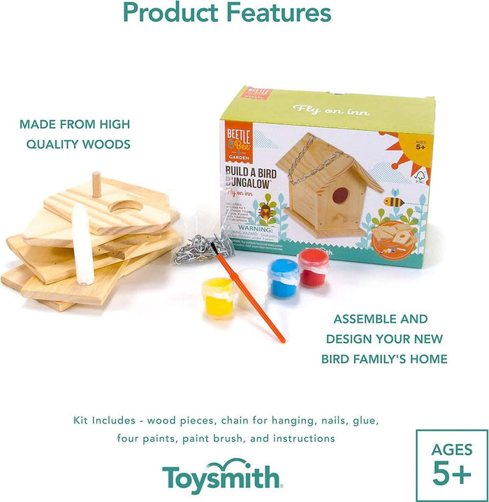 Beetle & Bee Build a Bird Bungalow (Assorted Colors)