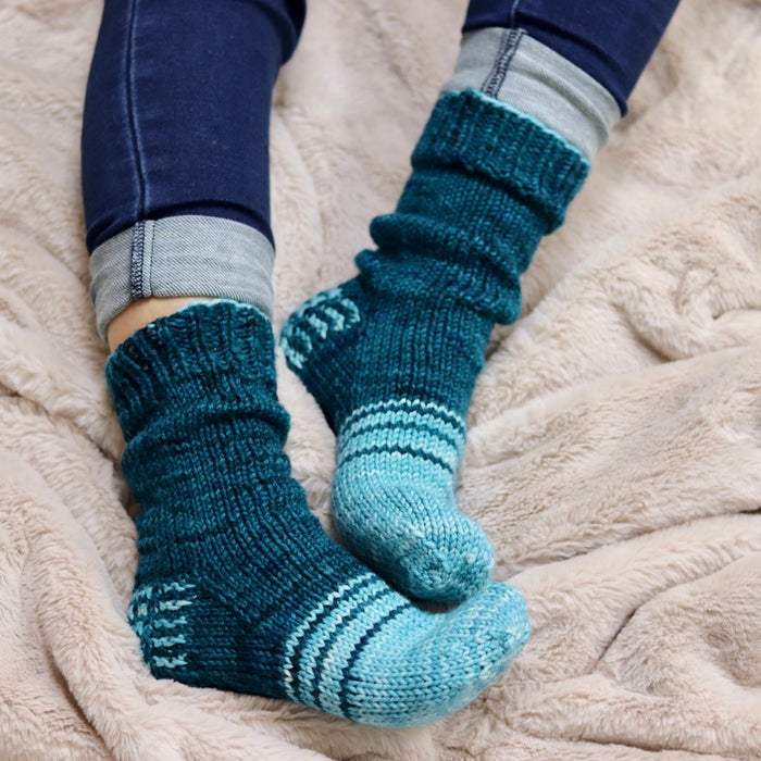 Bulkylicious Slipper Socks kit by Lauren Slagle (lolodidit) - KIT