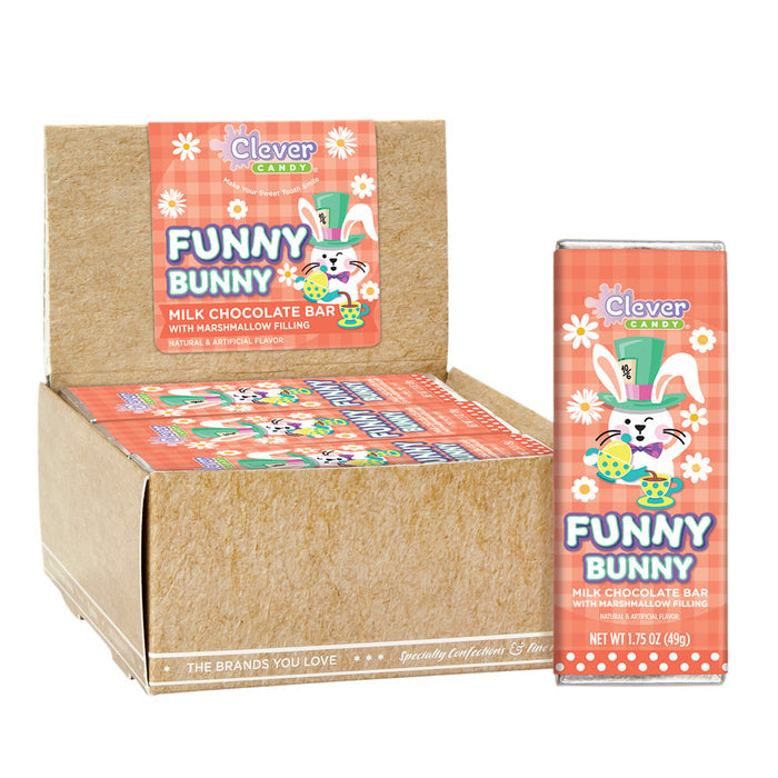 Bunny Marshmallow Candy Bars - 21 Count