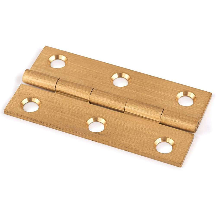 Butt Hinges Solid Brass 2 1/2" x 1 3/8" w/ Screws