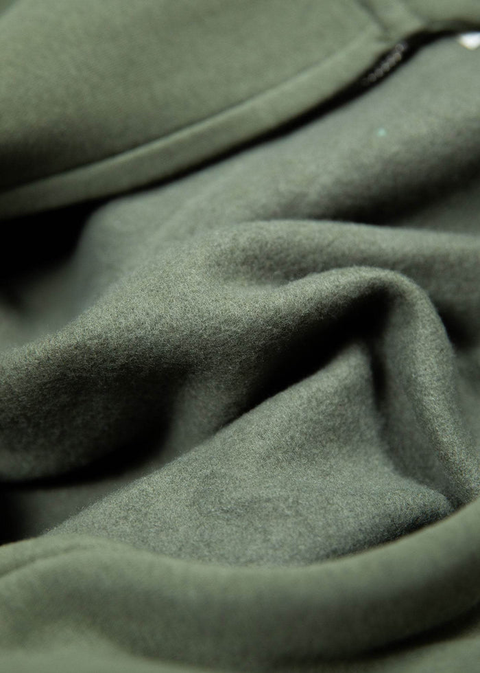 CA Zip Hoodie Fleece - Iron & Resin