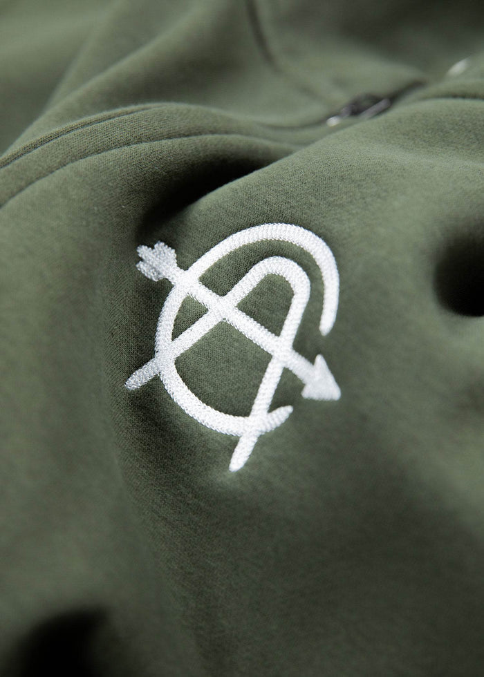 CA Zip Hoodie Fleece - Iron & Resin