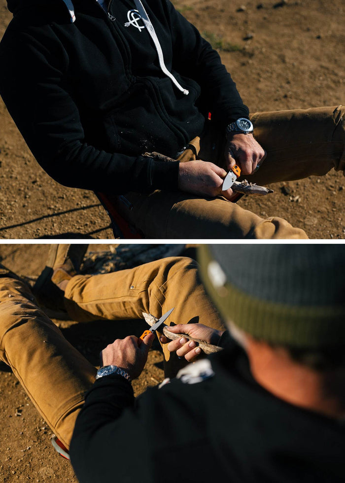 CA Zip Hoodie Fleece - Iron & Resin