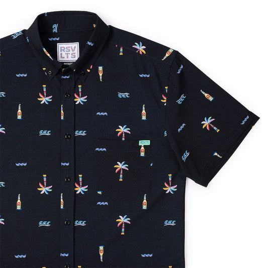 RSVLTS XS RSVLTS Cabana Nights _ KUNUFLEX Short Sleeve Shirt