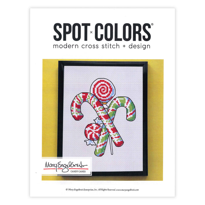 Candy Canes Counted Cross Stitch Leaflet