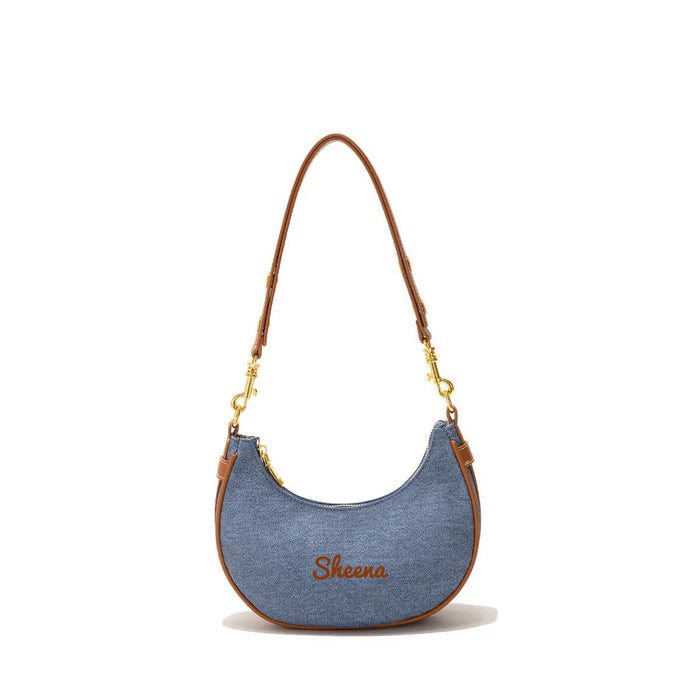 Canvas Half Moon Bag Travellers Hat Boutique