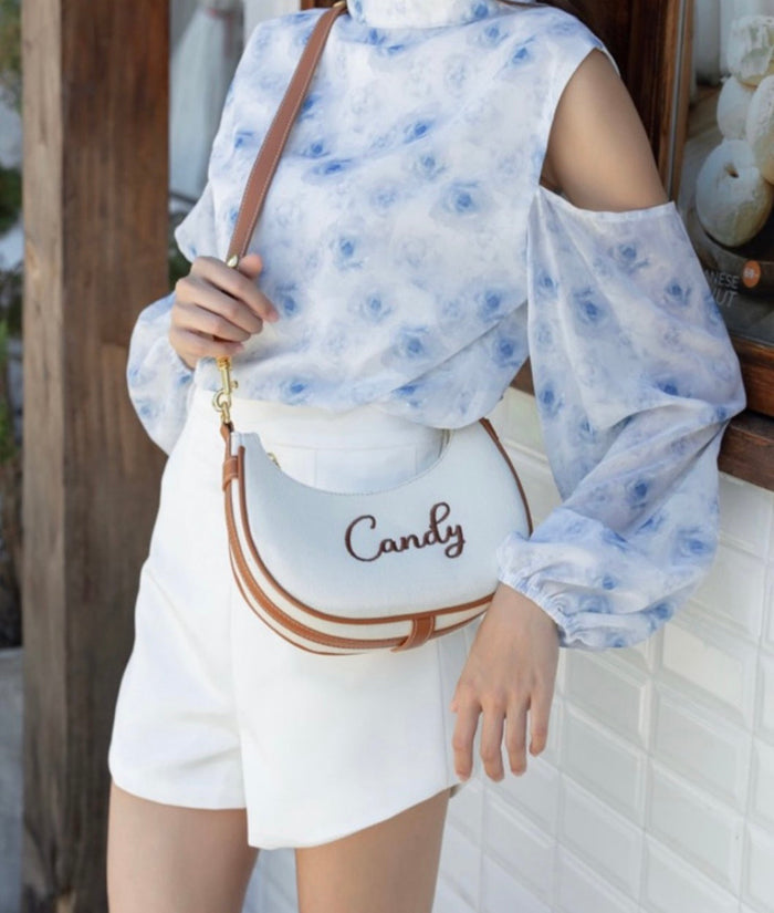 Canvas Half Moon Bag Travellers Hat Boutique