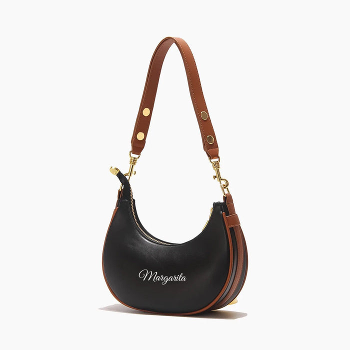Canvas Half Moon Bag Travellers Hat Boutique