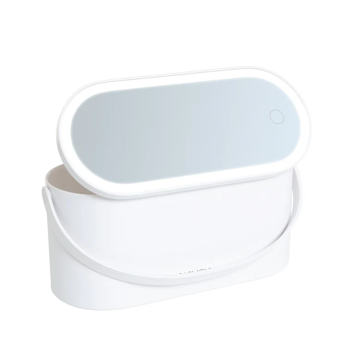 Carmen Portable LED Make Up Mirror with Case - White | C81167WHT from Carmen - DID Electrical
