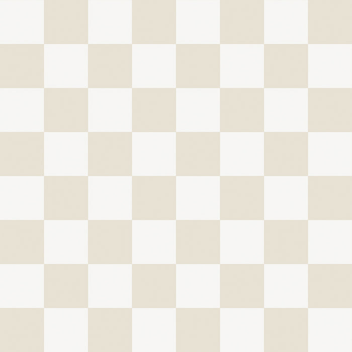 SINGLE ROLL / Natural Beige Check