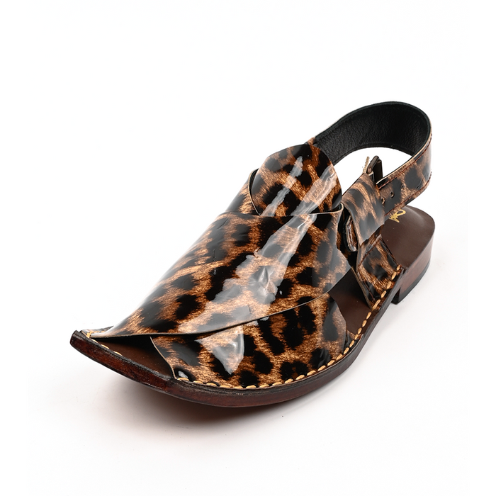 Cheeta Patent Leather Peshawari