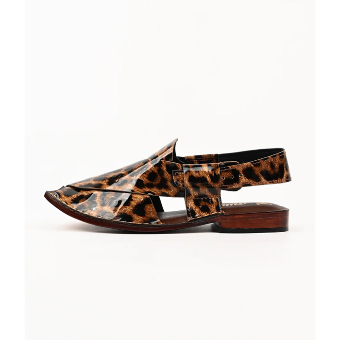 Cheeta Patent Leather Peshawari