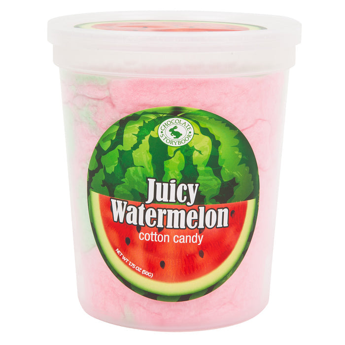 Chocolate Storybook Juicy Watermelon Cotton Candy - 12 Count