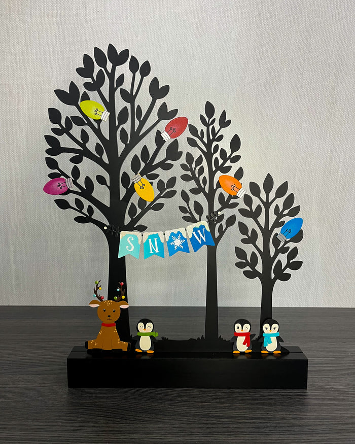 Christmas Light Magnets S/6