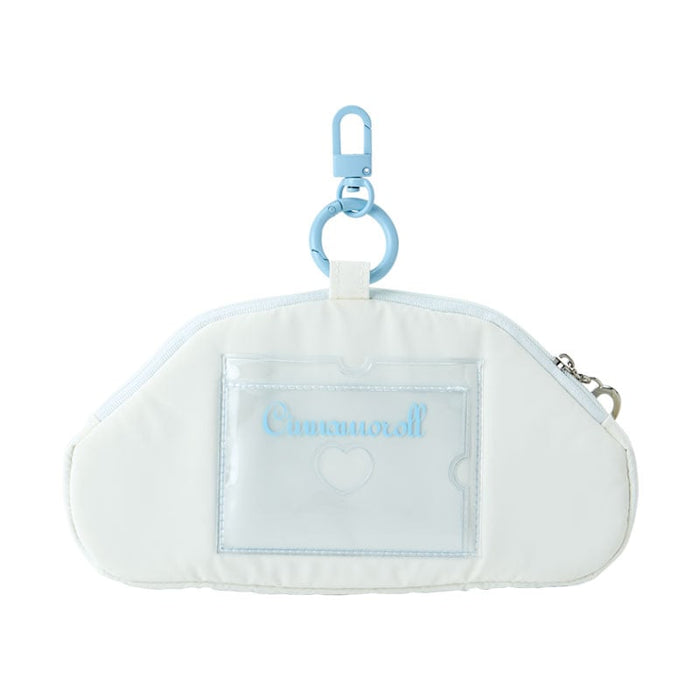 Cinnamoroll Mini ID Zip Pouch (Winter Snowsuit Series) Accessory Japan Original