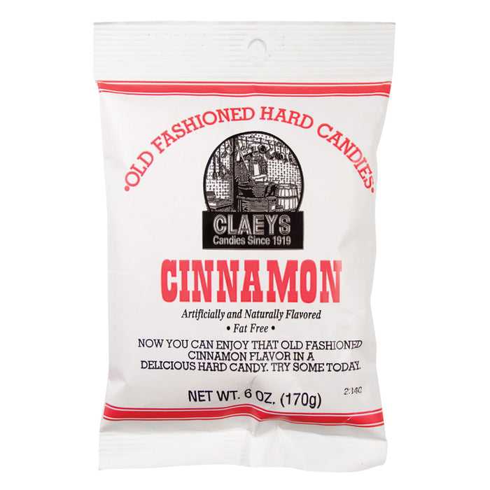 Claey's Cinnamon Hard Candy Drops Bag - 24 Count