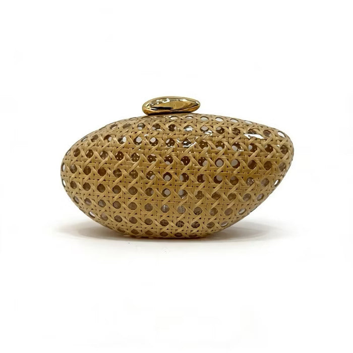 Classic Acrylic Rattan Clutch