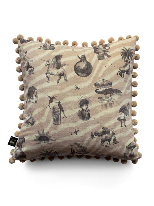 Club Tropikana Velvet Cushion