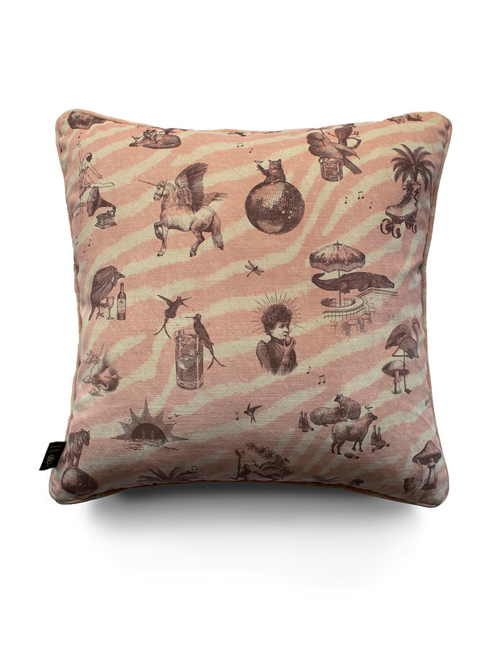 Club Tropikana Velvet Cushion