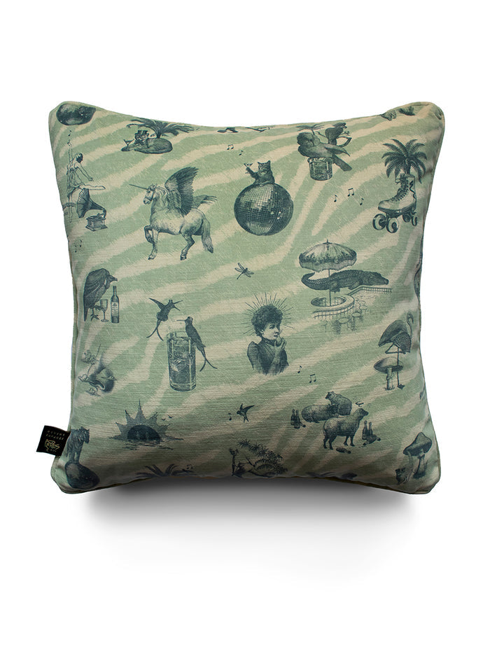Club Tropikana Velvet Cushion