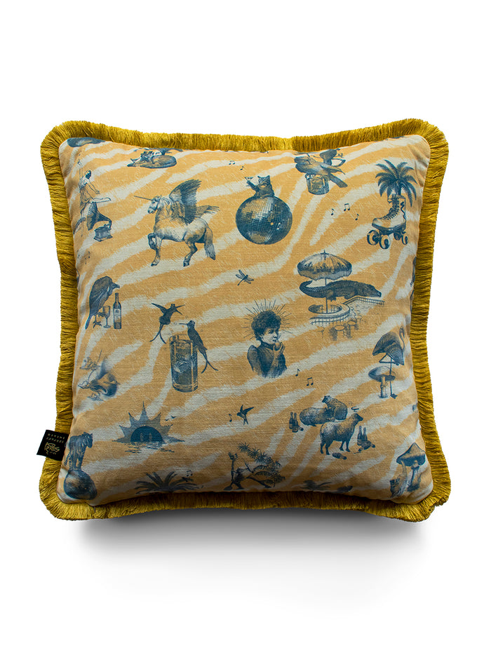 Club Tropikana Velvet Cushion