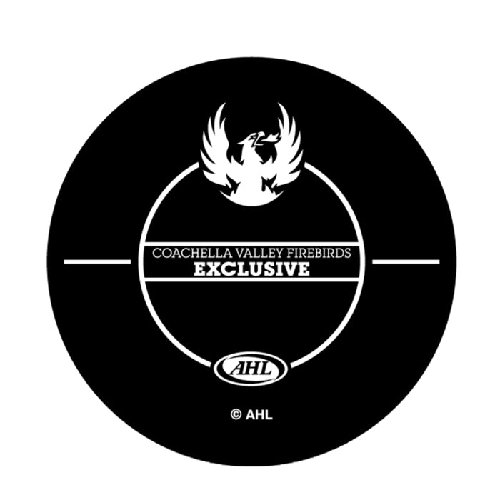 Coachella Valley Firebirds Fuego Signature Navy Puck