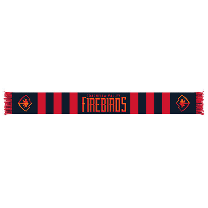 Coachella Valley Firebirds Rugby Striped HD Ultra Scarf