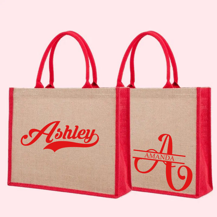 Personalized Jute Abaca Bag