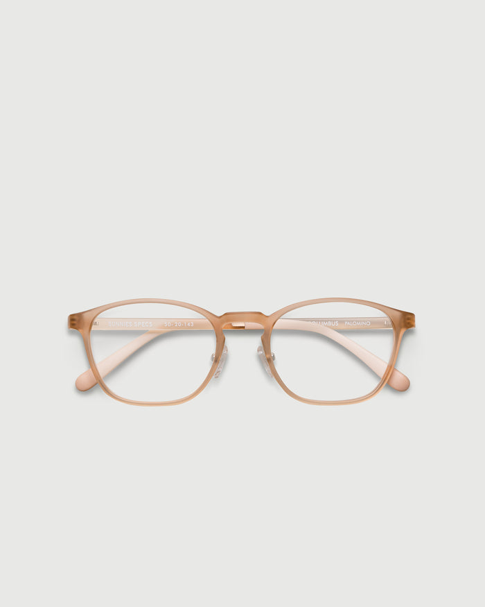 Palomino::Columbus Eyeglasses square nude plastic top