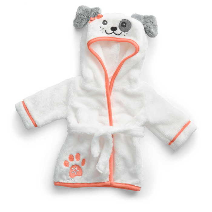 Comfy Puppy Robe Set for Girls & 18-inch Dolls