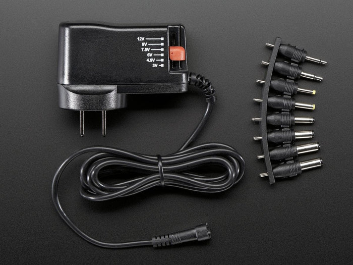 Compact Switching Power Supply - Selectable Output 3-12VDC [discontinued] by The Pi Hut - The Pi Hut